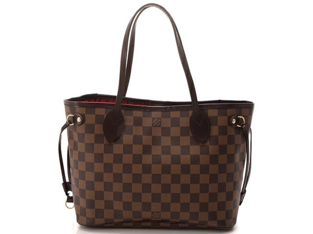 LOUIS VUITTON Neverfull Damier Ebene Brown